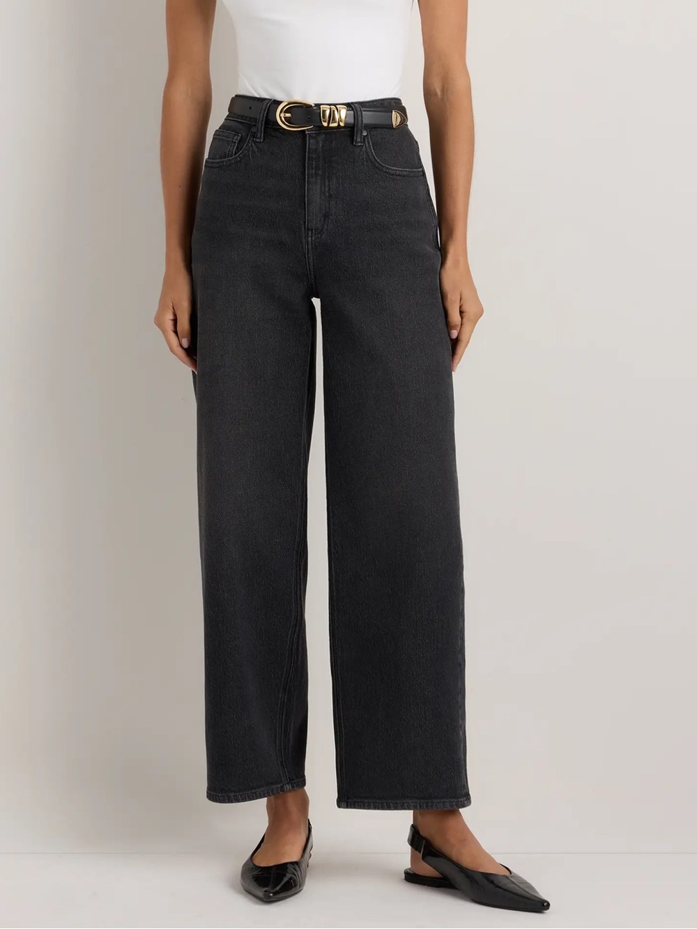 Quince Bella Stretch Barrel Jeans Women's Size 28